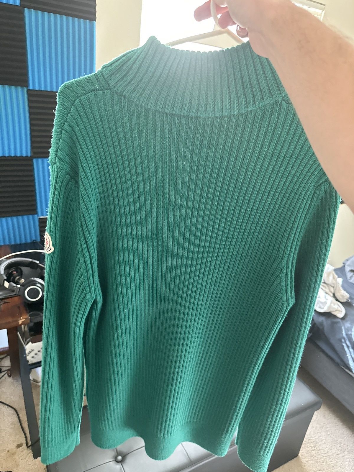 Moncler Moncler Quarter Zip Sweater Size US XL / EU 56 / 4 - 1 Thumbnail