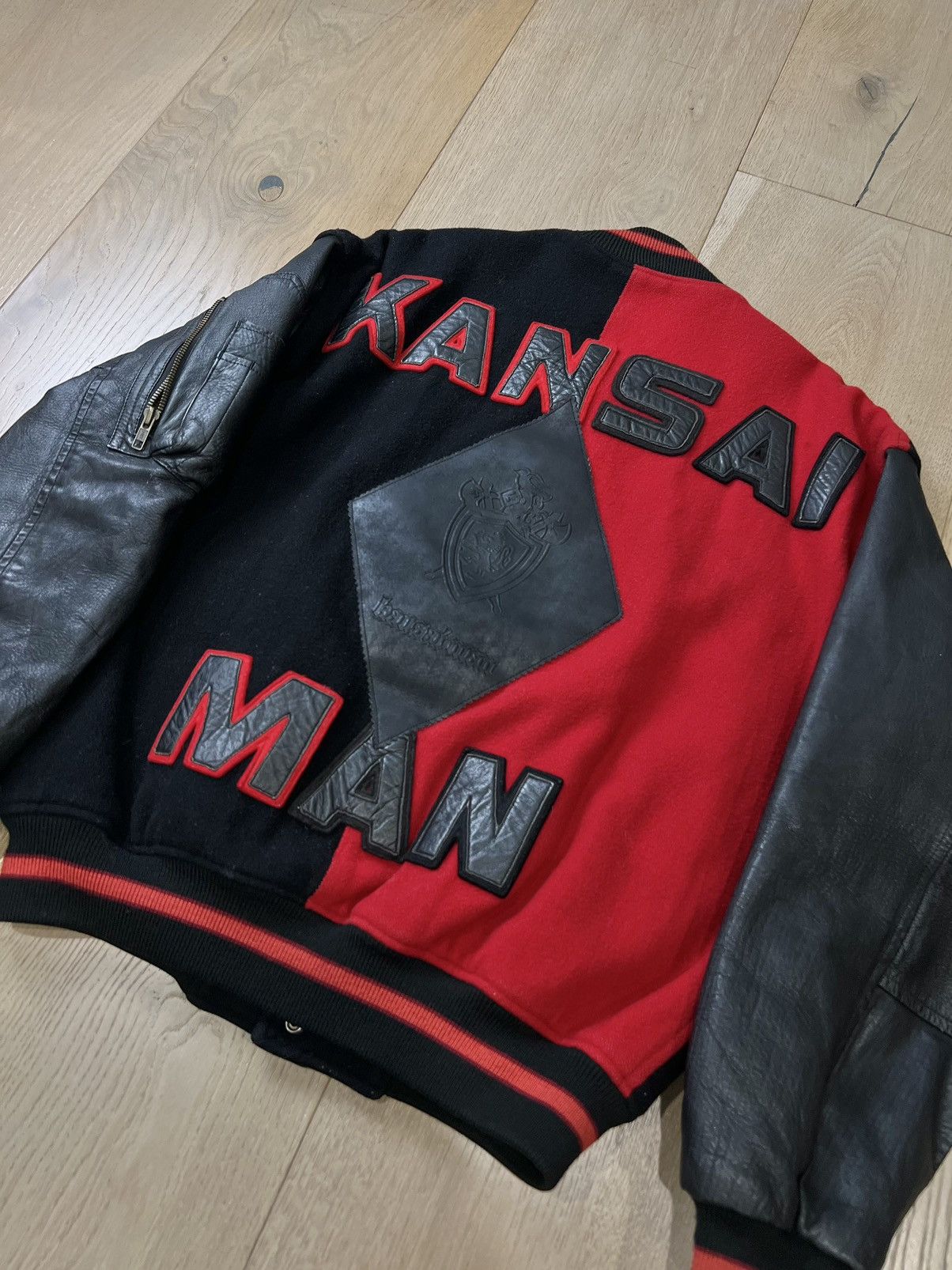 Kansai Yamamoto Kansai Yamamoto Varsity Jacket Size US L / EU 52-54 / 3 - 3 Thumbnail