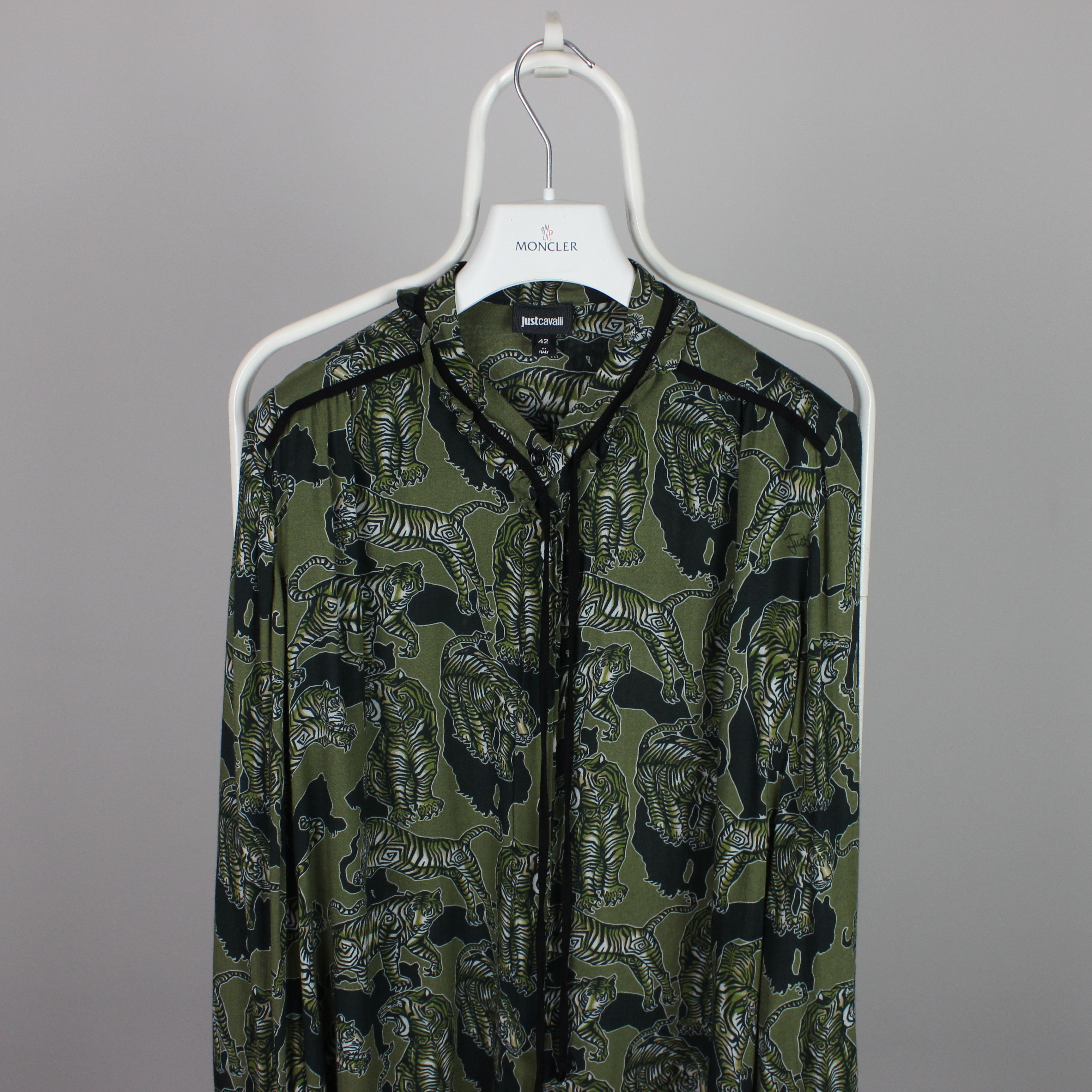 Just Cavalli Just Cavalli Multi Color tigers long sleeve blouses shirt 42 Size M / US 6-8 / IT 42-44 - 2 Thumbnail