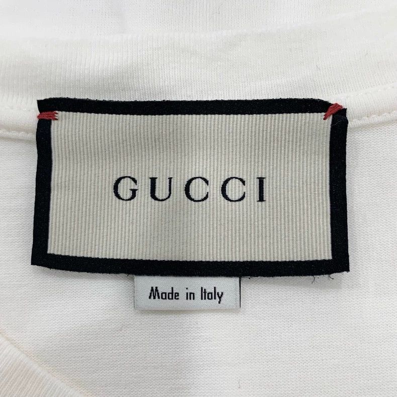 Gucci Gucci Logo printed round-neck beige cotton short-sleeved T- Size US XS / EU 42 / 0 - 5 Thumbnail