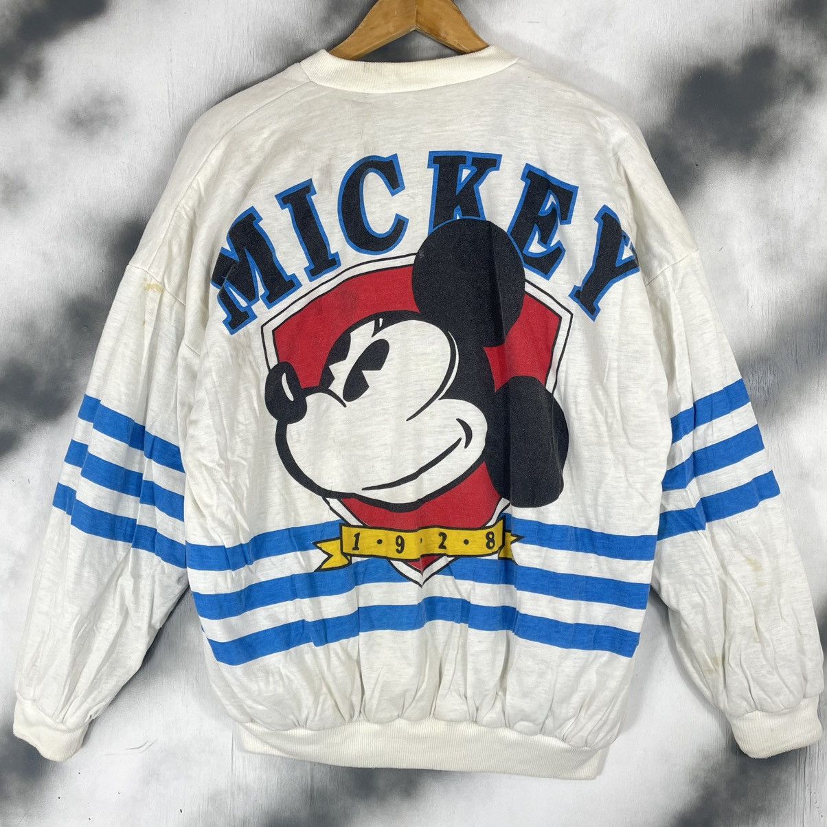 Mickey Mouse × Vintage Vintage Mickey Mouse Reverse able Zipper Sweatshirt Size US L / EU 52-54 / 3 - 1 Thumbnail
