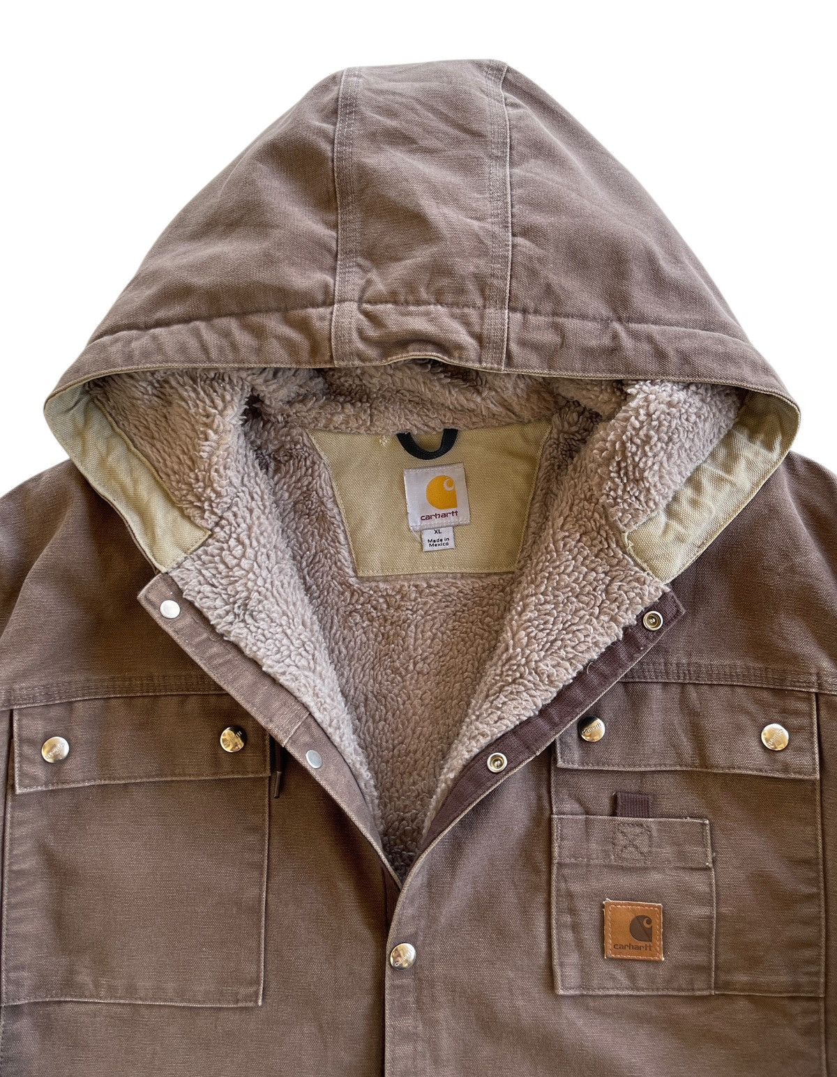 Carhartt Carhartt J284 FWD Sherpa Sandstone Multipocket Hooded Size US XL / EU 56 / 4 - 7 Thumbnail