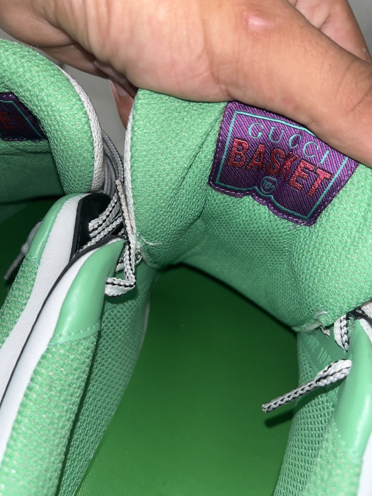 Gucci Gucci Basket ‘Green Demetra’ Size US 10.5 / EU 43-44 - 17 Thumbnail