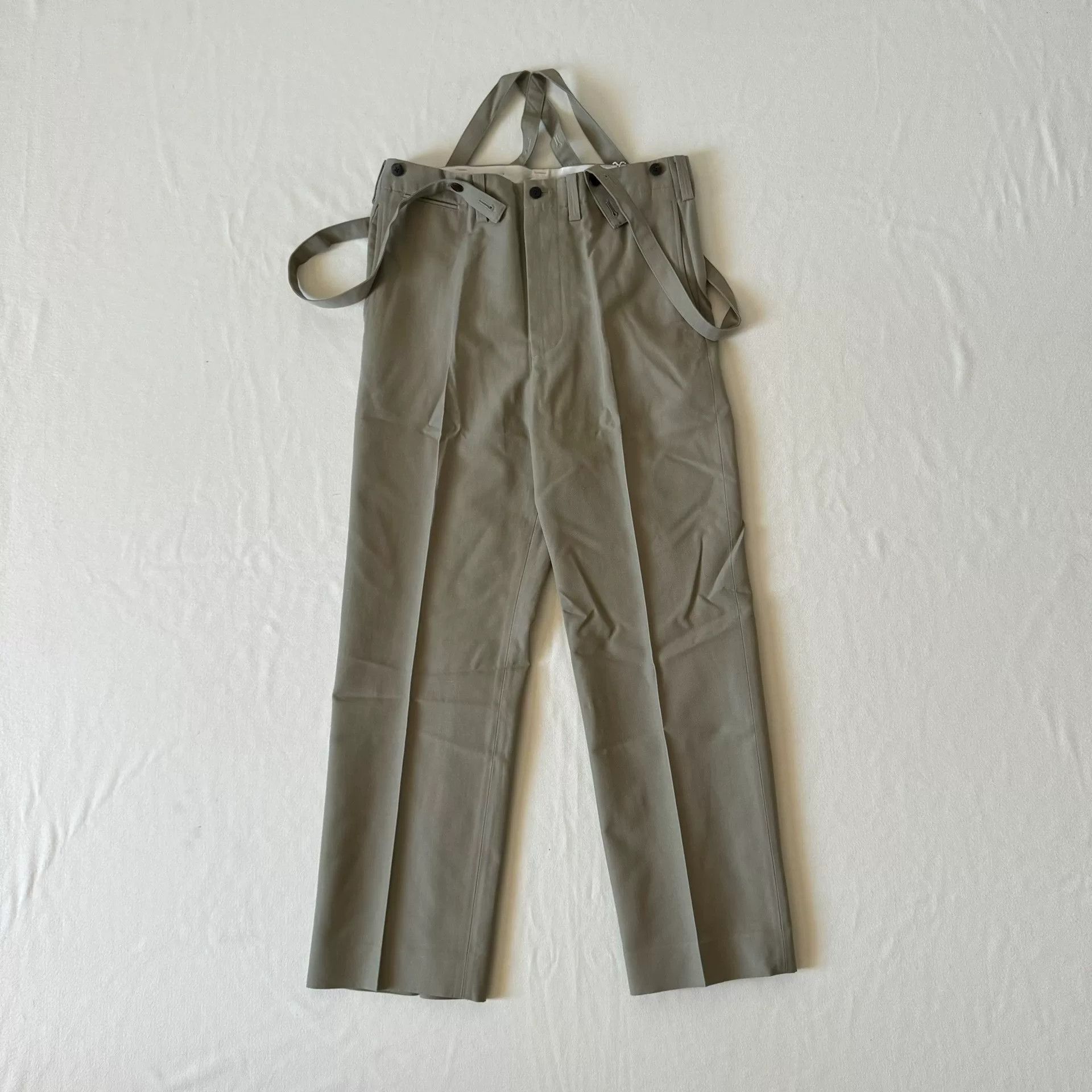 Visvim VISVIM 24SS Khaki Suspender Pants Size US 36 / EU 52 - 1 Thumbnail