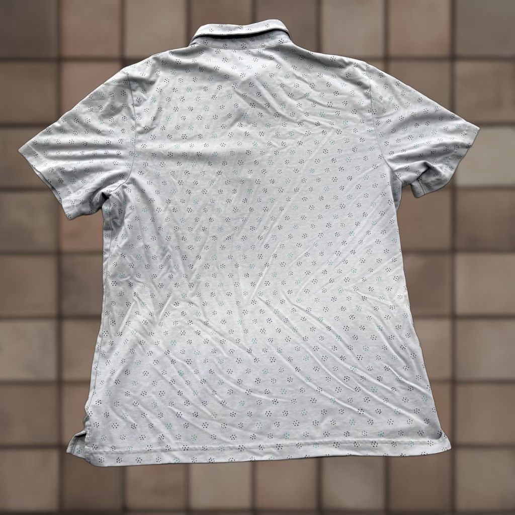 TravisMathew TravisMathew Polo Shirt Mens XL Gray Micro Dot Pima Cotton Golf Performance Size US XL / EU 56 / 4 - 1 Thumbnail