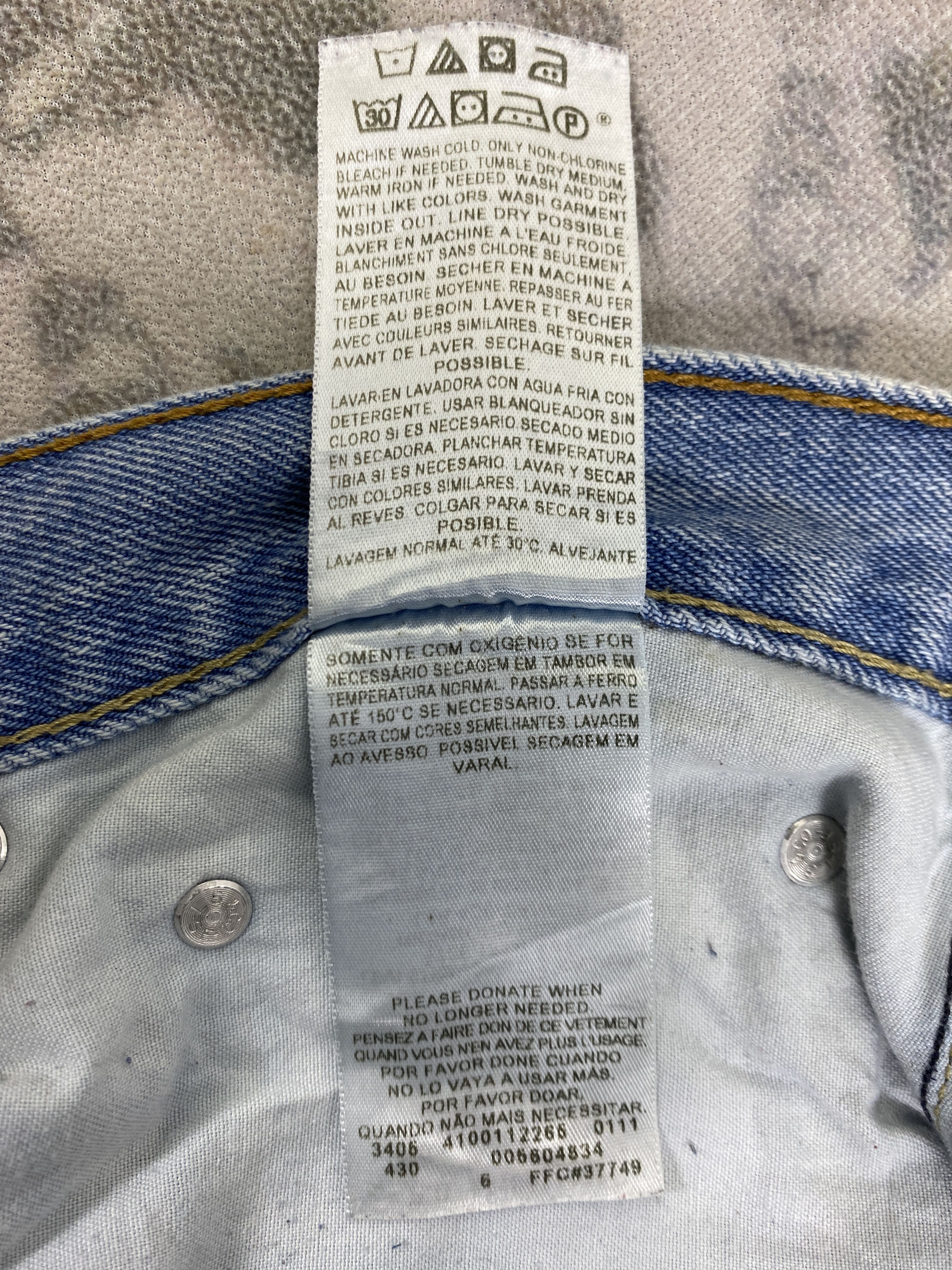 Levi's Blue Vintage Levi's 560 Jeans 38x33 Denim -JN2078 Size US 38 / EU 54 - 11 Thumbnail