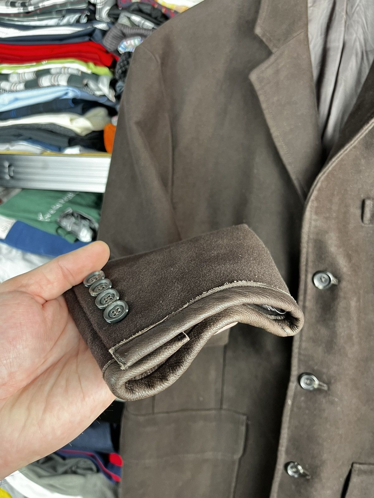 Polo Ralph Lauren × RRL Ralph Lauren × Ralph Lauren Polo Ralph Lauren blazer jacket vintage 90s Size 48L - 9 Thumbnail