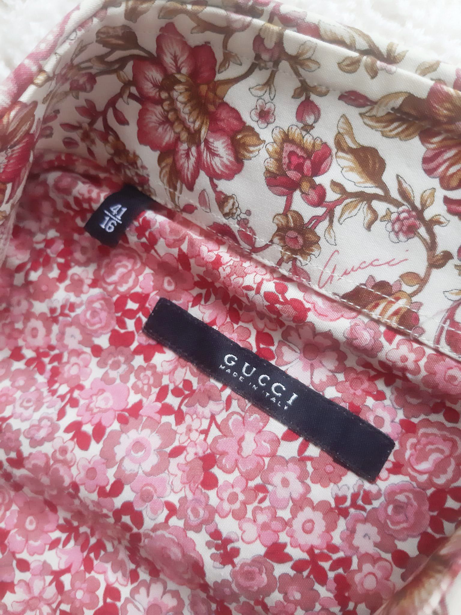Gucci SS 2004 Gucci X Tom Ford Cowboy Western Floral Yoke Shirt Size US L / EU 52-54 / 3 - 5 Thumbnail