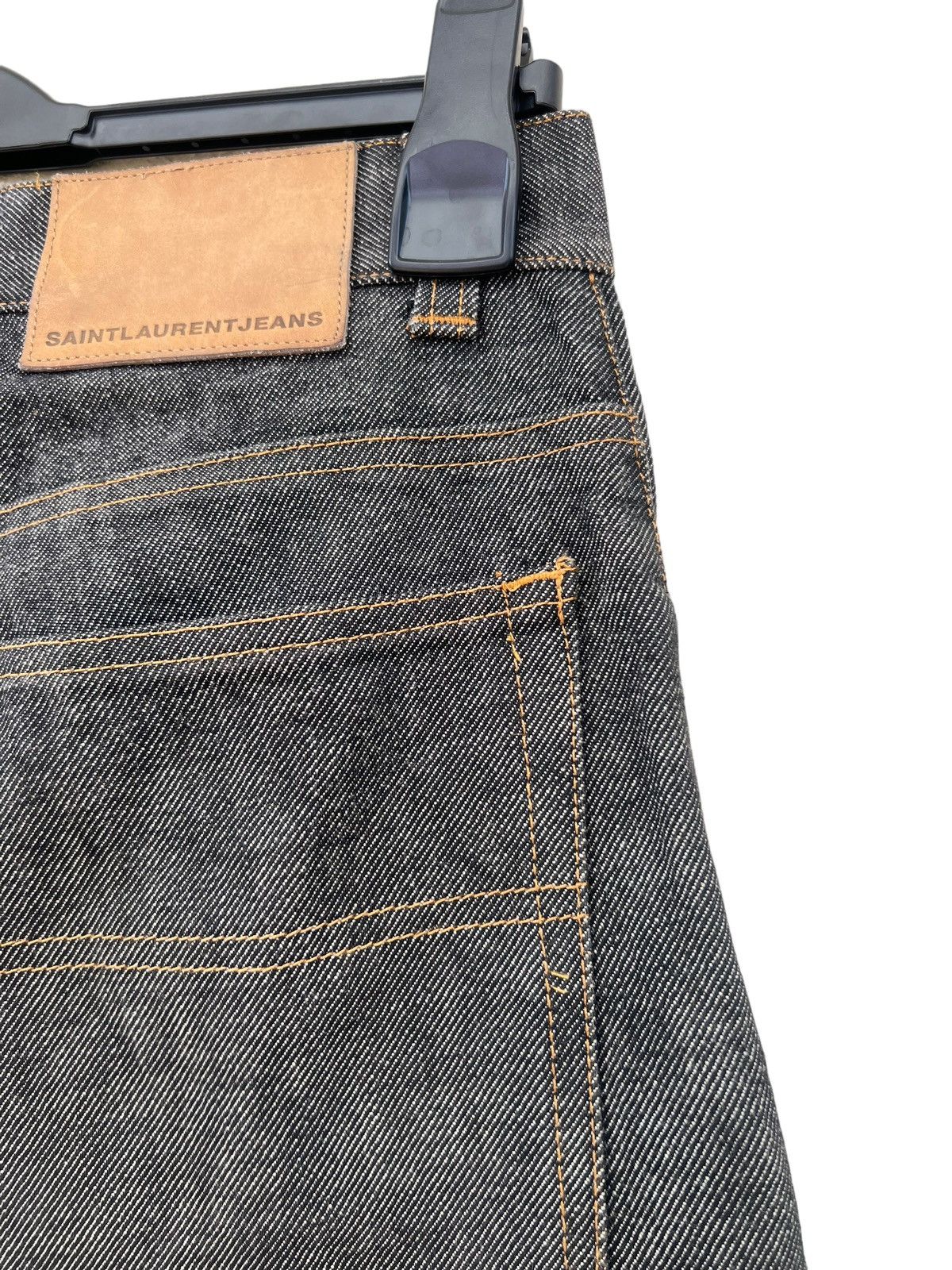 Yves Saint Laurent Vintage YSL Saint Laurent Jeans Grey Denim Jeans Size US 30 / EU 46 - 19 Thumbnail