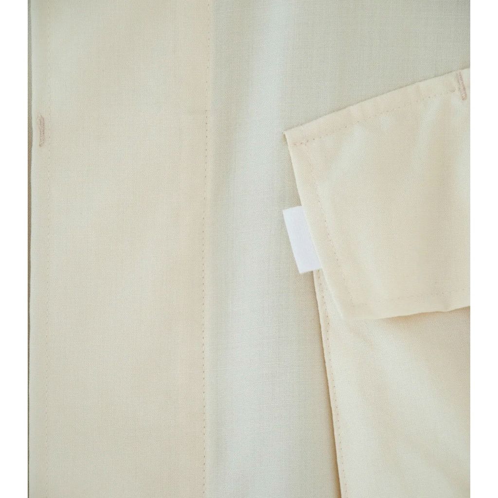 Japanese Brand S H SHIRTS Fatigue Shirt - Natural Wool Silk - L NWT $875 Size US L / EU 52-54 / 3 - 15 Thumbnail