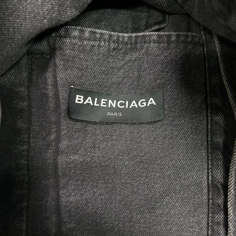 Balenciaga Balenciaga Sinners Denim Jacket Size US S / EU 44-46 / 1 - 8 Thumbnail