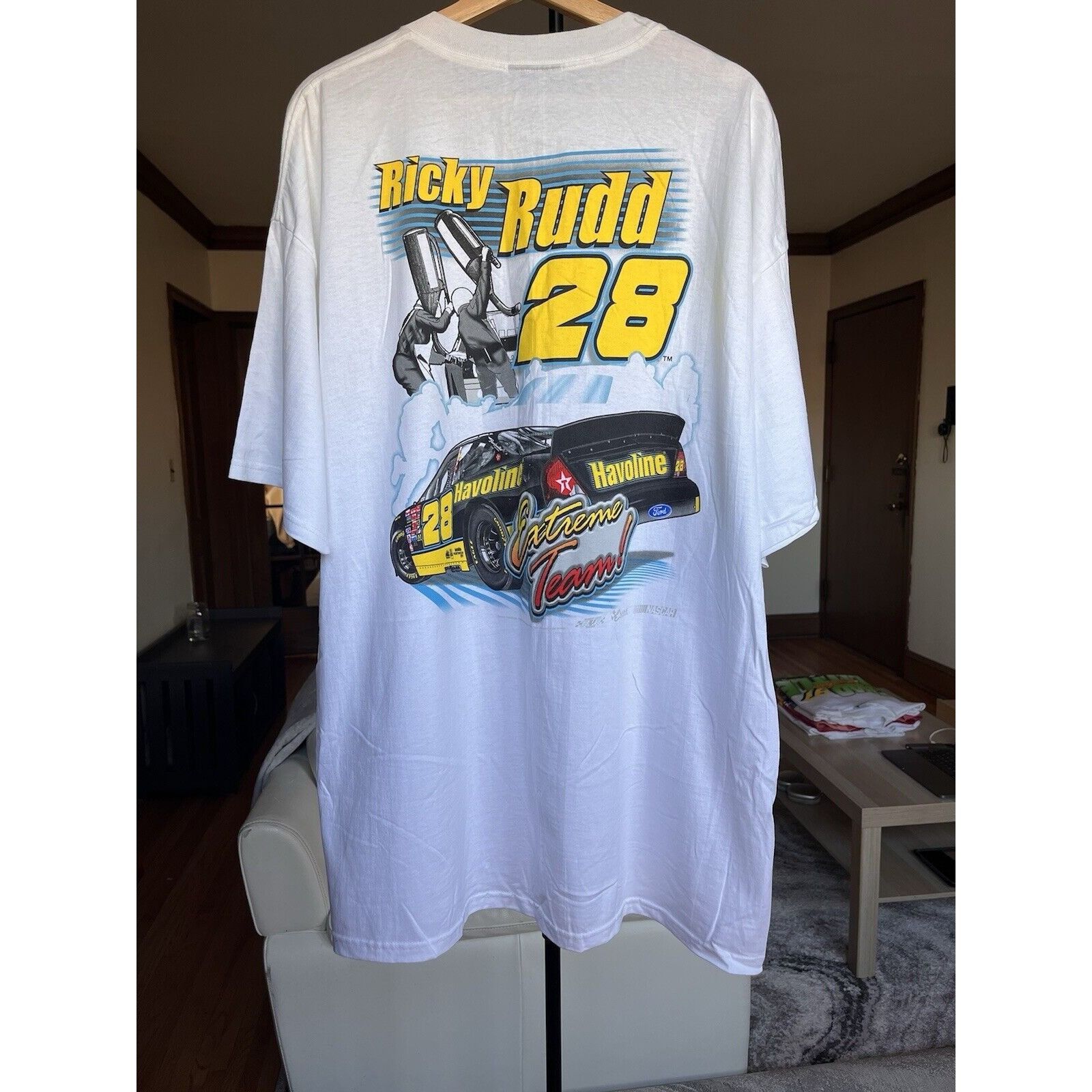NASCAR NEW VINTAGE NASCAR FORD TAURUS RACING RICKY RUDD #28 T SHIRT Size US XL / EU 56 / 4 - 1 Thumbnail