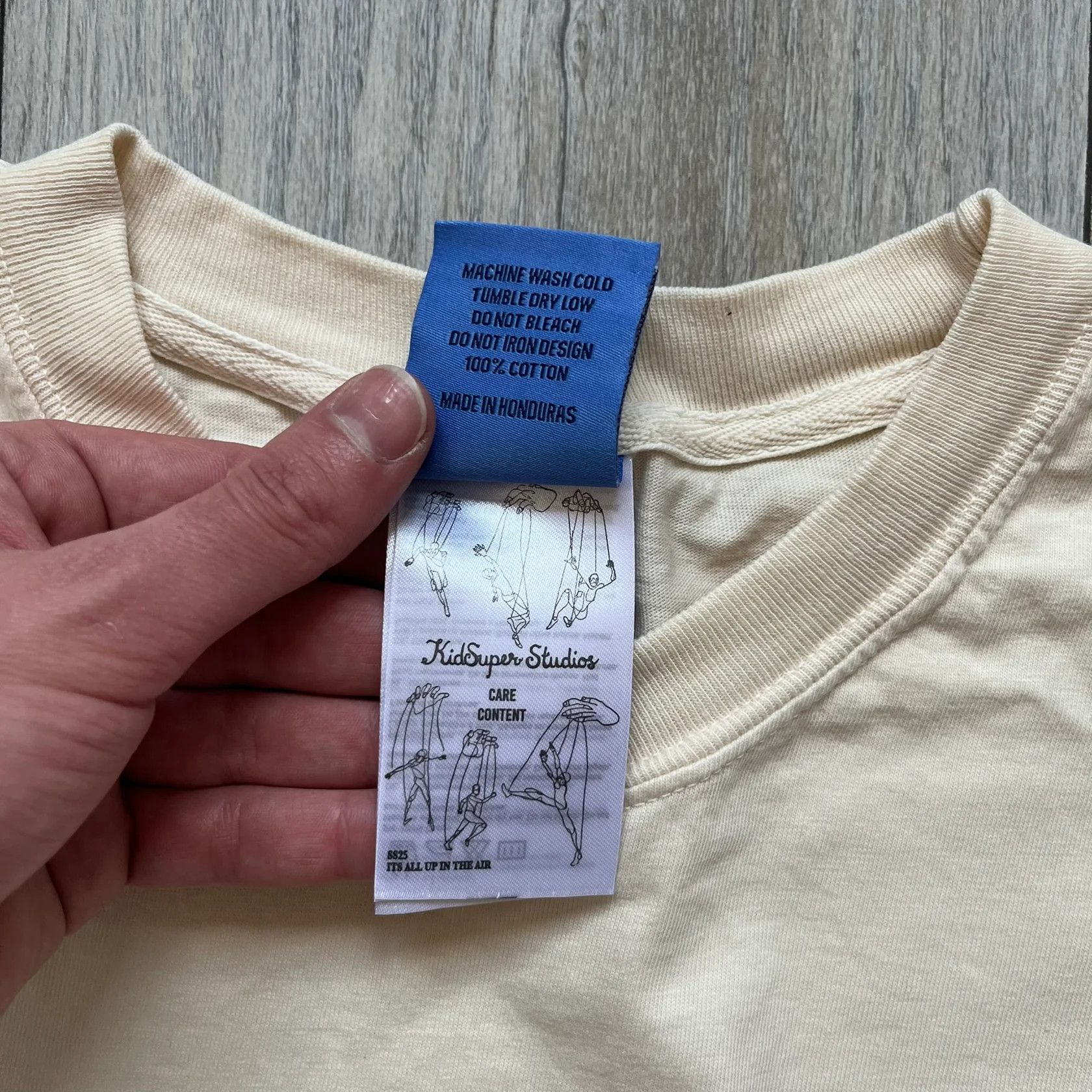 KidSuper KidSuper Studios SS25 "String Puppets'" Cream Tee Size US XXL / EU 58 / 5 - 5 Thumbnail