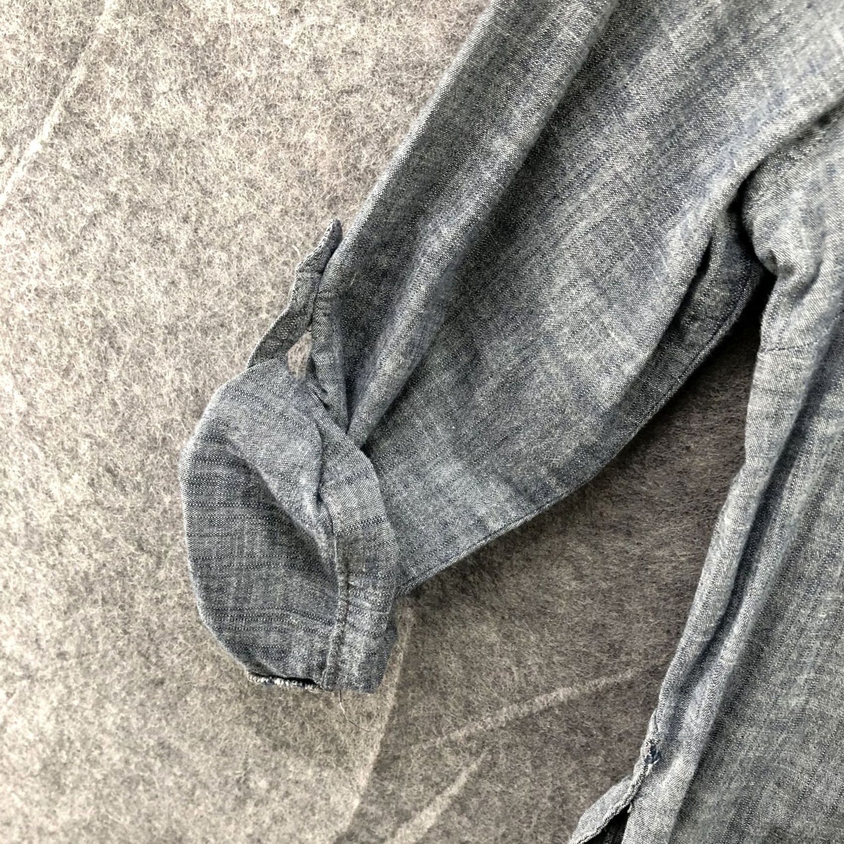 Anthropologie Fei Anthropologie Shirt Dress Womens XS Blue Roll Tab Sleeve Utilty Tie Waist Dress Shirt Size XS / US 0-2 / IT 36-38 - 5 Thumbnail