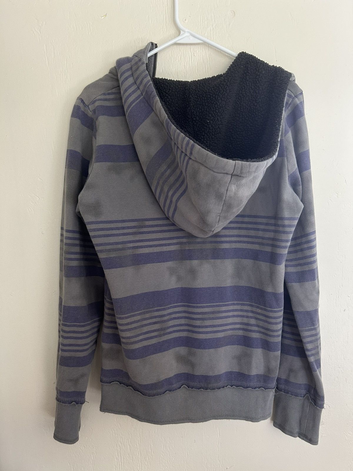 Billabong Vintage Billabong Half Zip Grey Striped Hoodie Size US XL / EU 56 / 4 - 7 Thumbnail