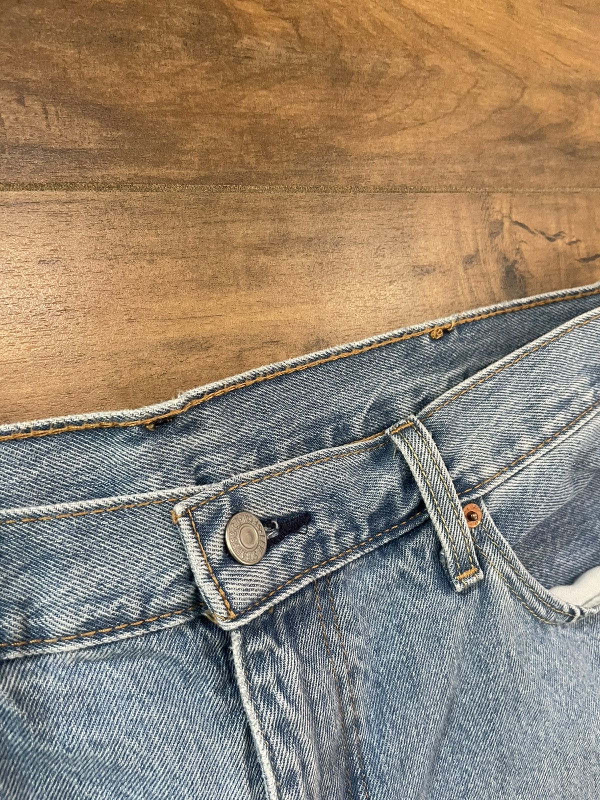 Levi's Y2K Levi Jean Shorts Size US 38 / EU 54 - 2 Thumbnail