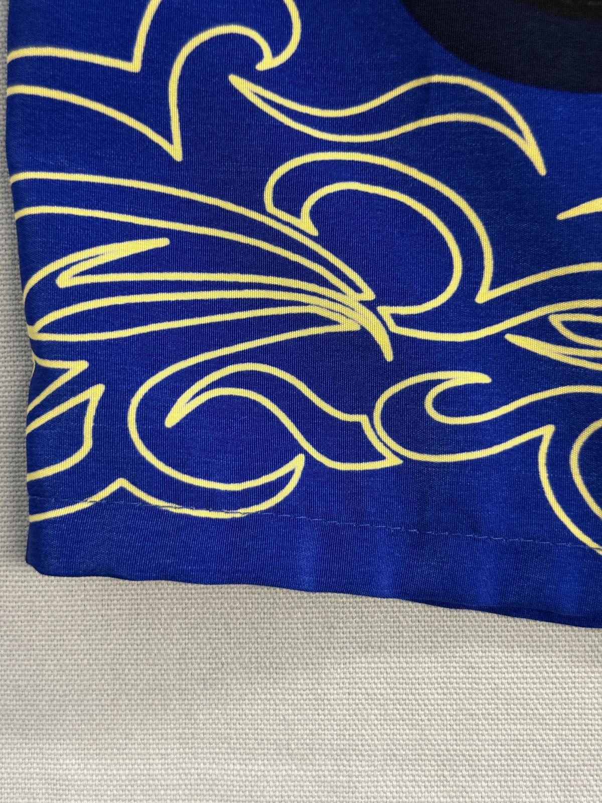 Extreme Cashmere Blue Flame Button Up Y2k Tribal Fire Extreme Gear Hawaiian Size US M / EU 48-50 / 2 - 5 Thumbnail
