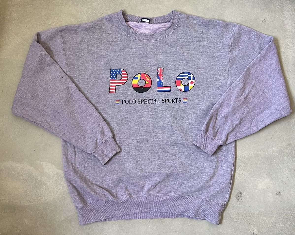 Vintage VINTAGE POLO SPECIAL SPORT SWEATSHIRT Size US L / EU 52-54 / 3 - 1 Thumbnail