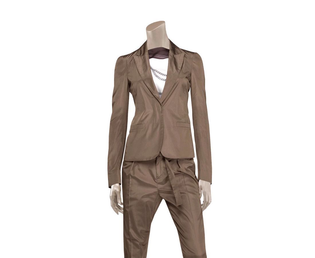 Gucci Women's Taffeta Top Basic Jacket Blazer (38 IT) Size XS / US 0-2 / IT 36-38 - 1 Thumbnail