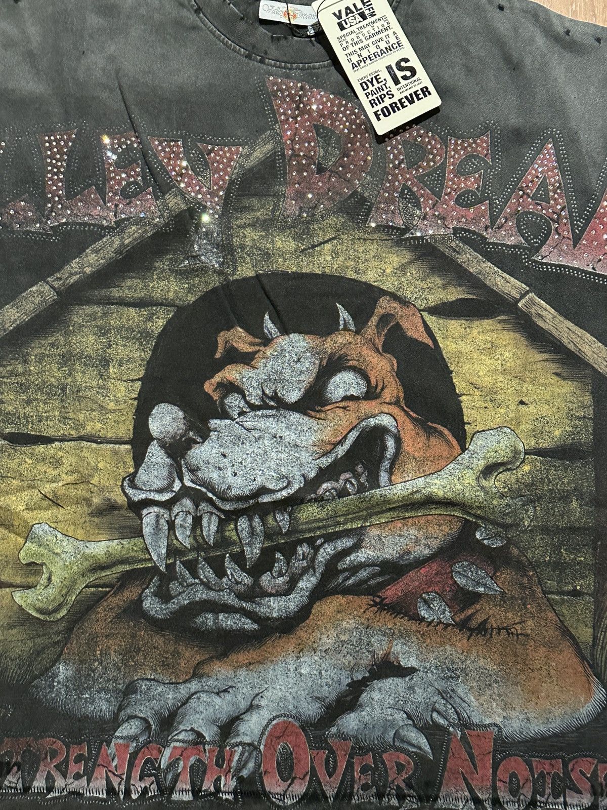 Vale Valley Dreams Black Doghouse Bling Tee Large Size US L / EU 52-54 / 3 - 2 Thumbnail