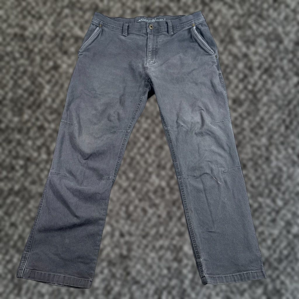 Eddie Bauer Eddie Bauer Jeans Mens 36x30 Gray Specially Dyed Work Chino Pants Size US 36 / EU 52 - 1 Thumbnail