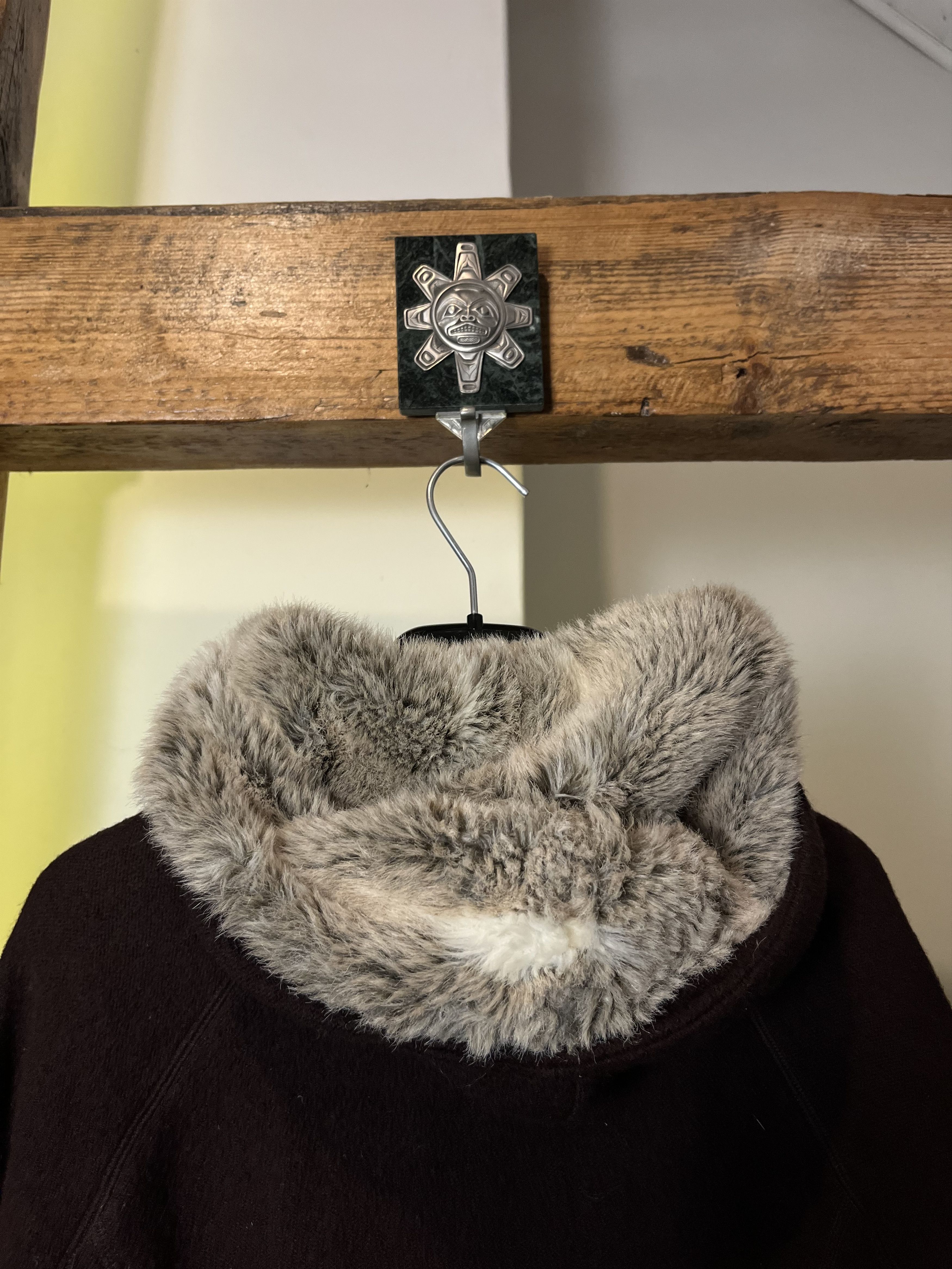 If Six Was Nine × Japanese Brand If Six Was Nine Style Wool & Fur Hoodie Brown Size S / US 4 / IT 40 - 6 Thumbnail