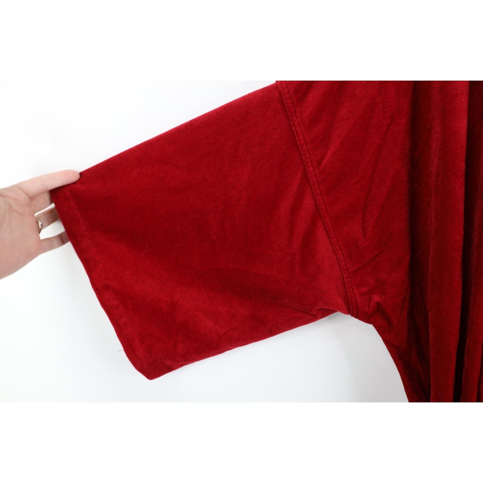 Vintage Vintage 60s 70s Streetwear Belted Velvet Velour Robe Size US L / EU 52-54 / 3 - 7 Thumbnail