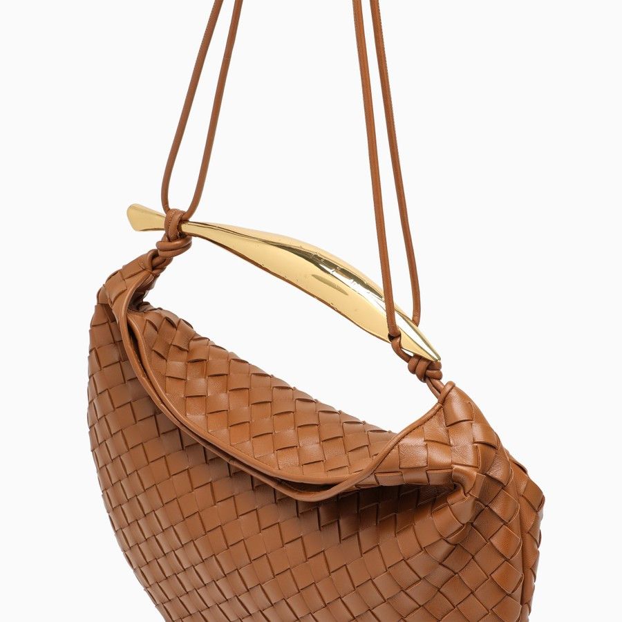 Bottega Veneta o1d2blof0824 Size: OS / Medium Handbag in Brown Size ONE SIZE - 5 Thumbnail