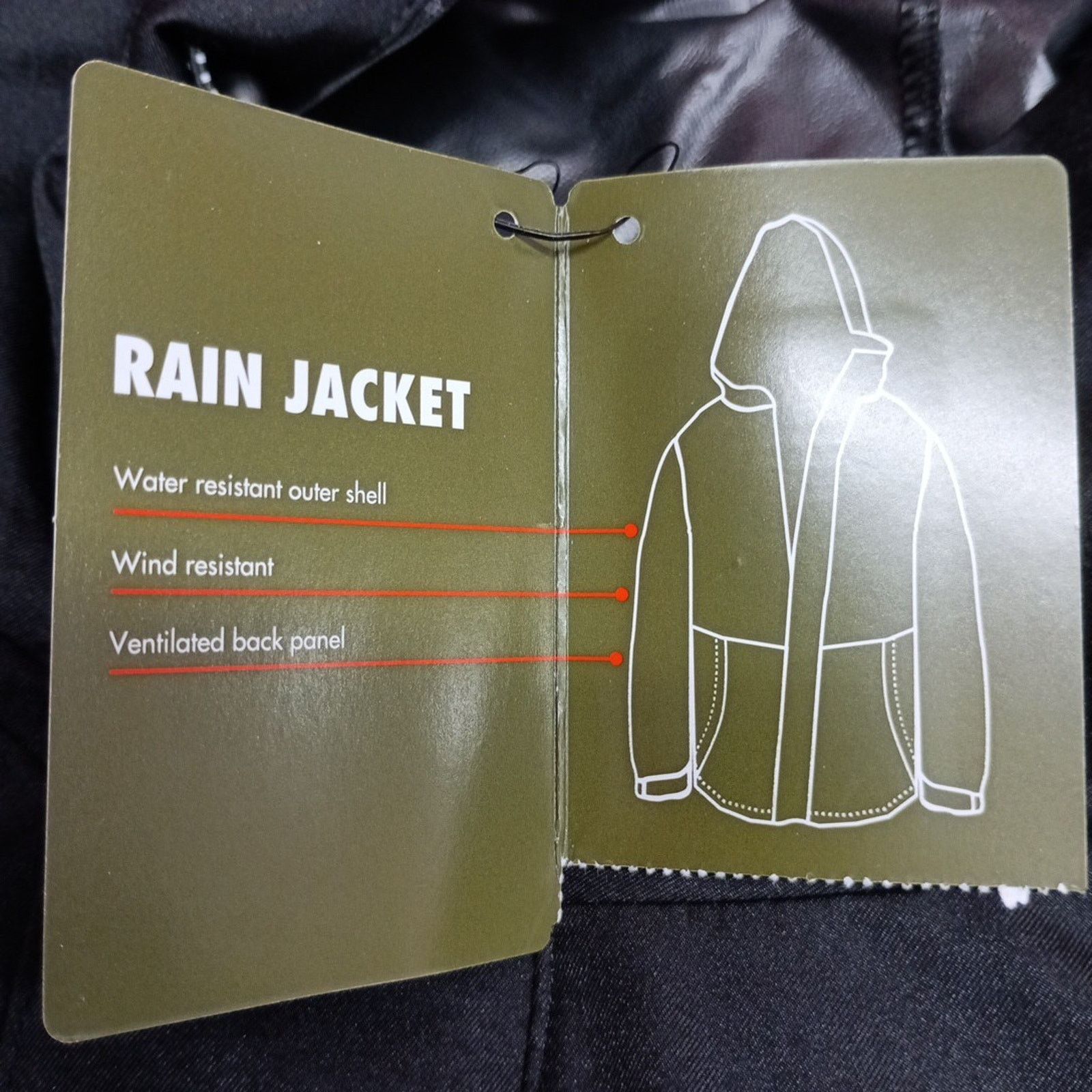 Other Ozark Trail Rain Jacket Men's Size 2XL Black Waterproof Hood Size US XXL / EU 58 / 5 - 4 Thumbnail