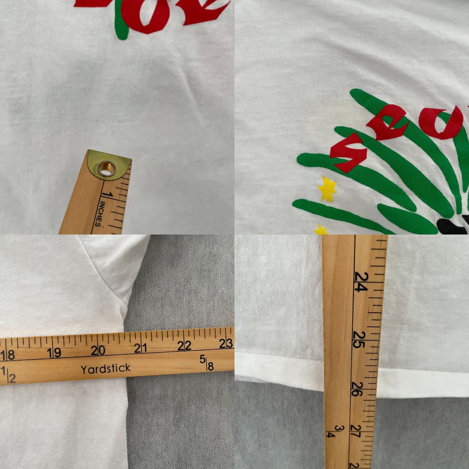 Vintage VINTAGE The Seventy Sevens Shirt Adult Large White Pray Naked Rock Band Mens 90s Size US L / EU 52-54 / 3 - 8 Thumbnail