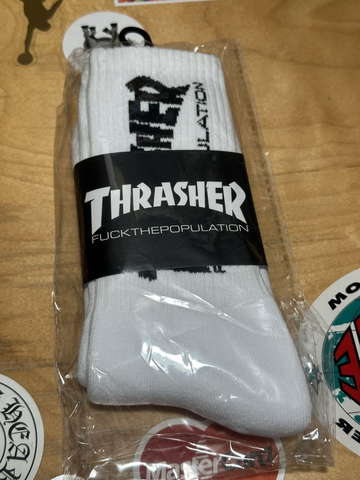 Fuck The Population × Thrasher FTP/thrasher socks Size ONE SIZE - 1 Thumbnail