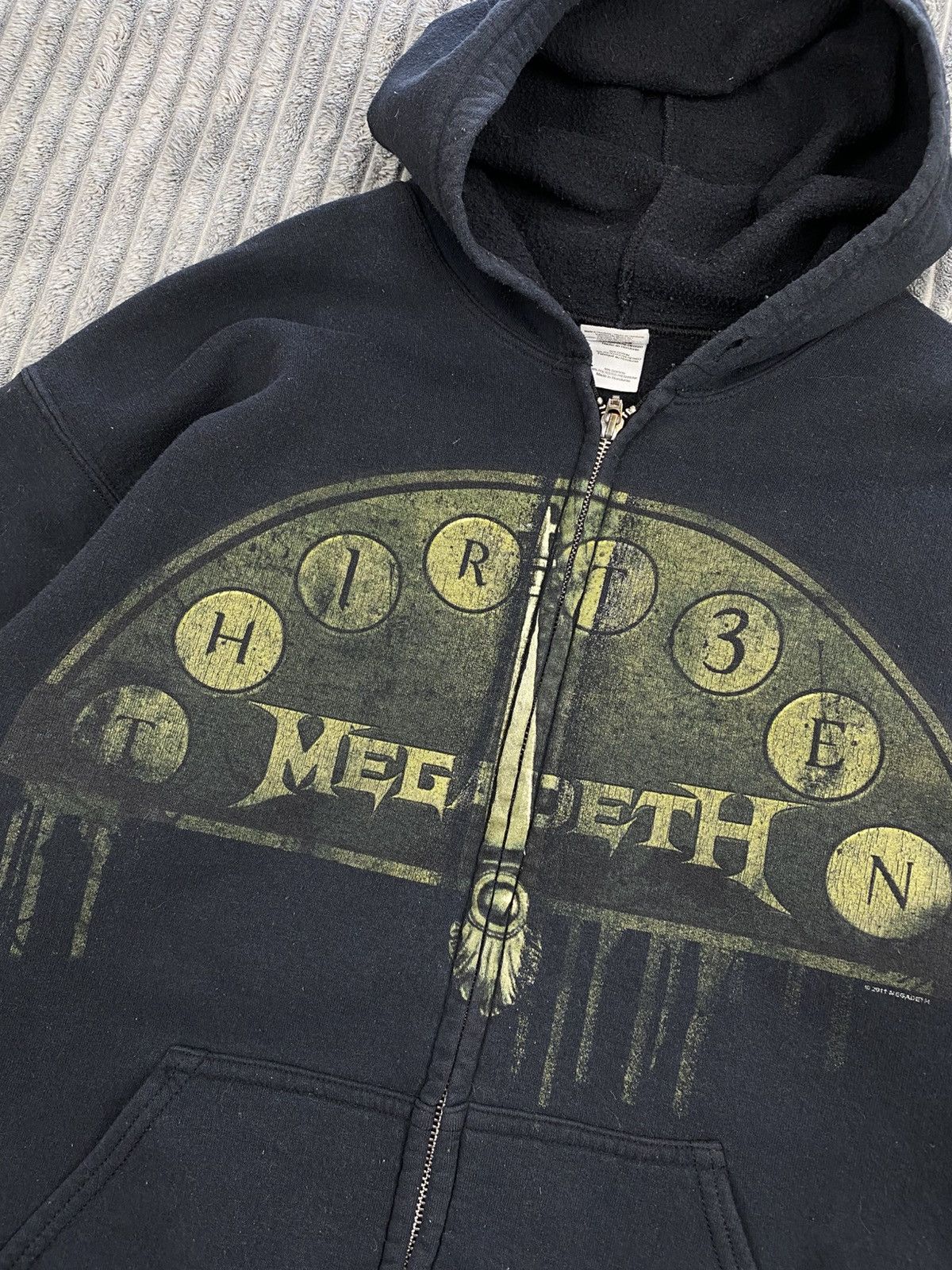 Band Tees Vintage Megadeth Hoodie Zip Size US L / EU 52-54 / 3 - 4 Thumbnail