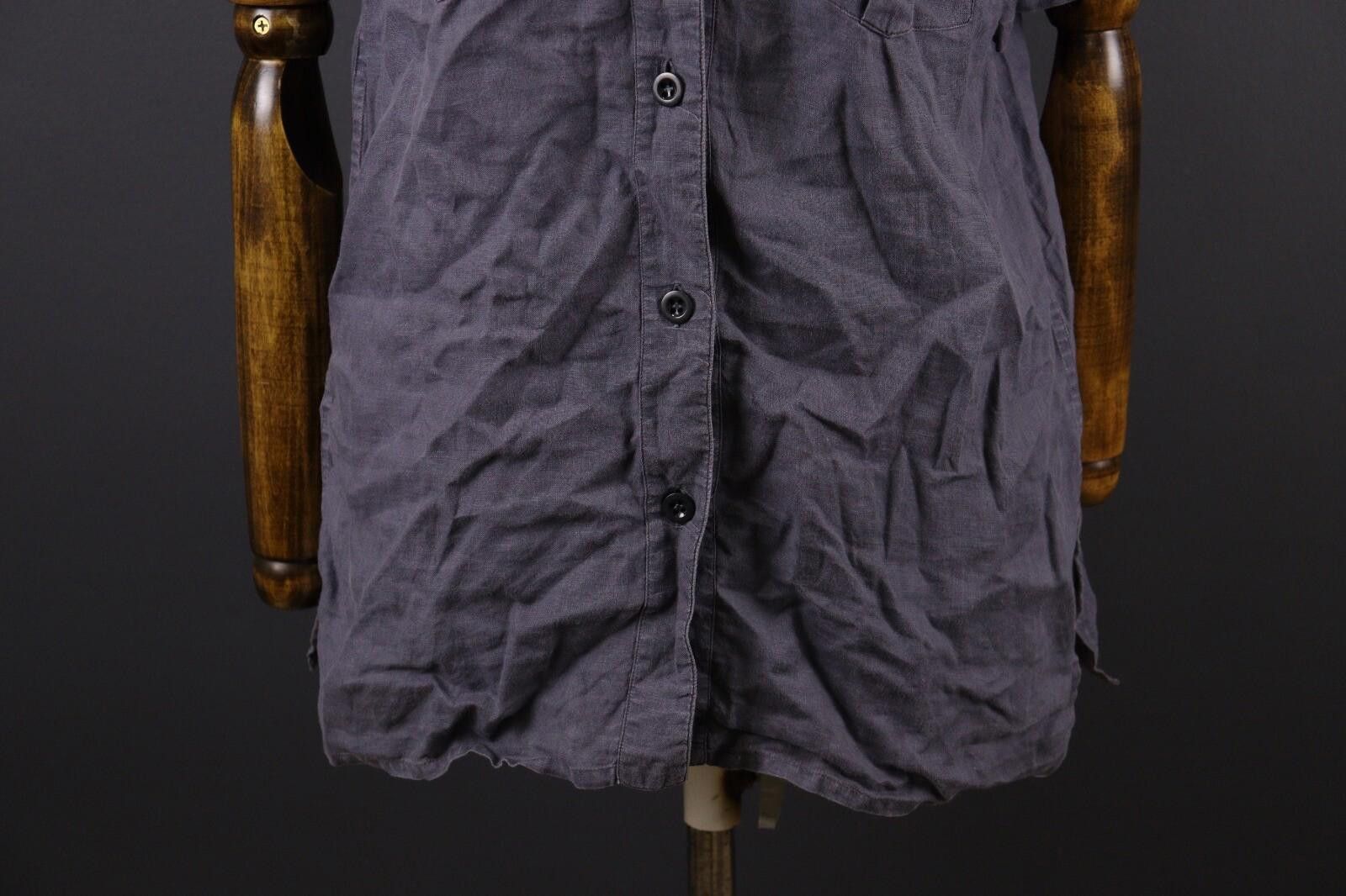 Margaret Howell Margaret Howell Gray Linen Multipocket Blouse Shirt Size 12 Size XL / US 12-14 / IT 48-50 - 3 Thumbnail