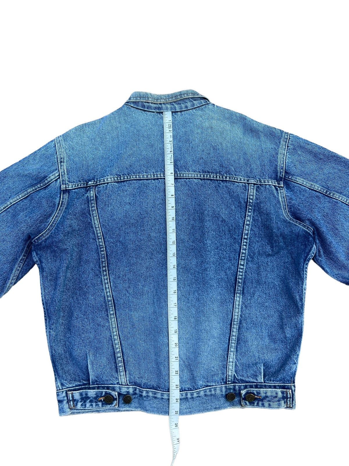 Vintage VTG 80s 90s Lee Cooper Distress Fade Denim Trucker Jacket Size US L / EU 52-54 / 3 - 5 Thumbnail