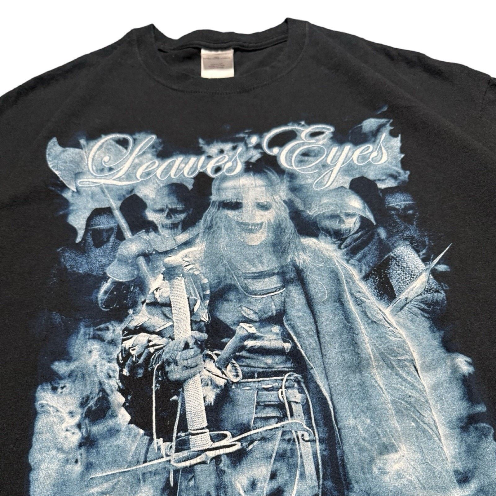 Vintage Vtg Y2K Leaves' Eyes Spirits Masquerade T Shirt XL Metal Size US XL / EU 56 / 4 - 2 Thumbnail