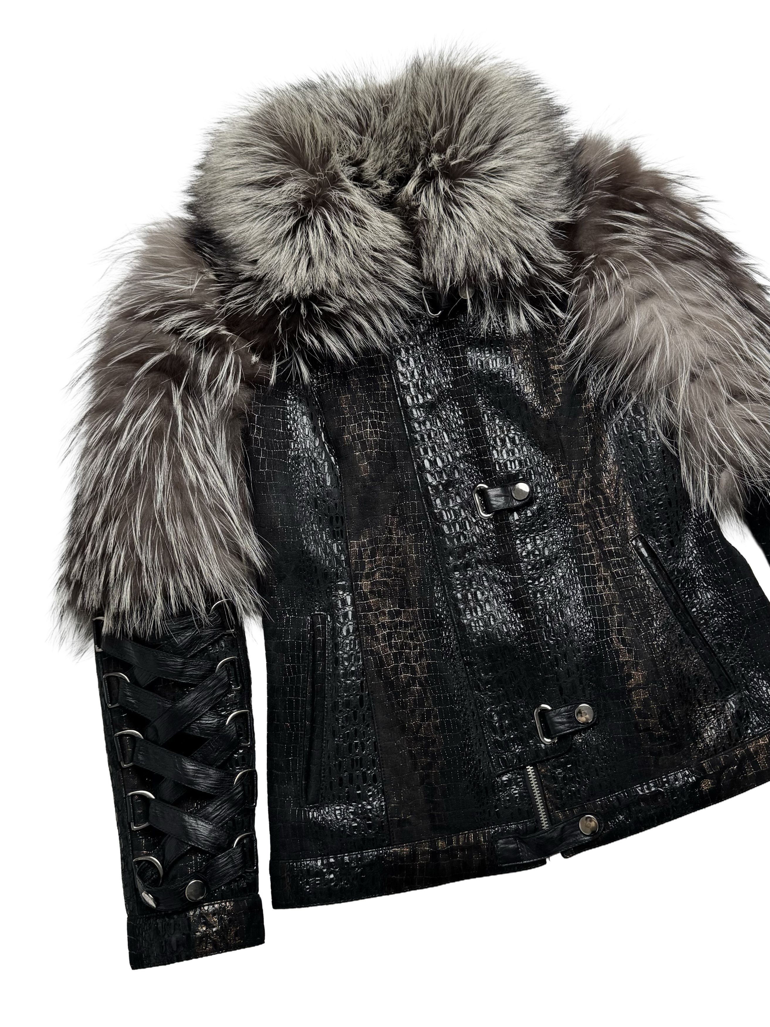 Vintage Vintage Real Sheepskin Jacket With Real Fur Details Size S / US 4 / IT 40 - 6 Thumbnail