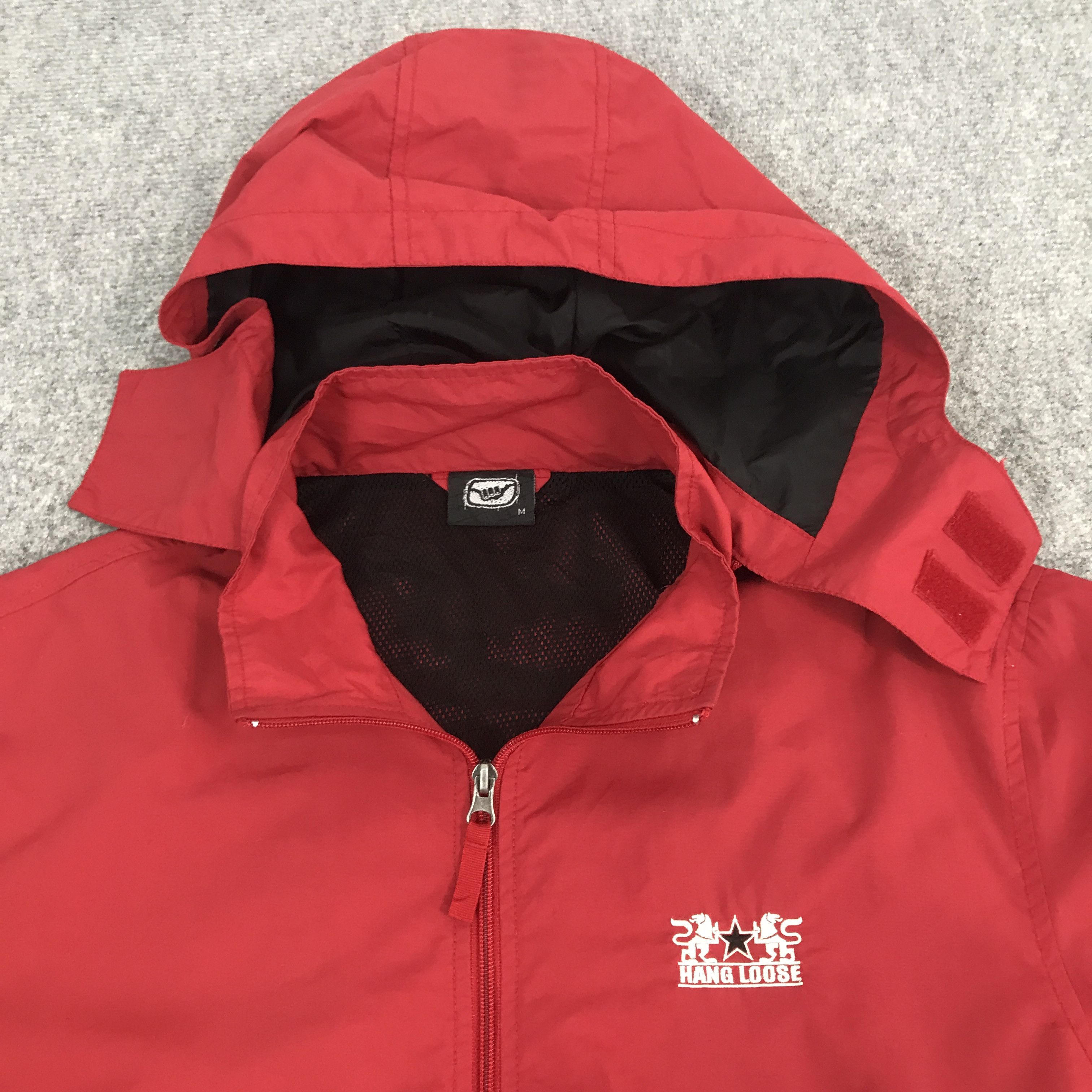 Japanese Brand × Vintage Rare Hang Loose Windbreaker Jacket Hoodie Size US M / EU 48-50 / 2 - 8 Thumbnail