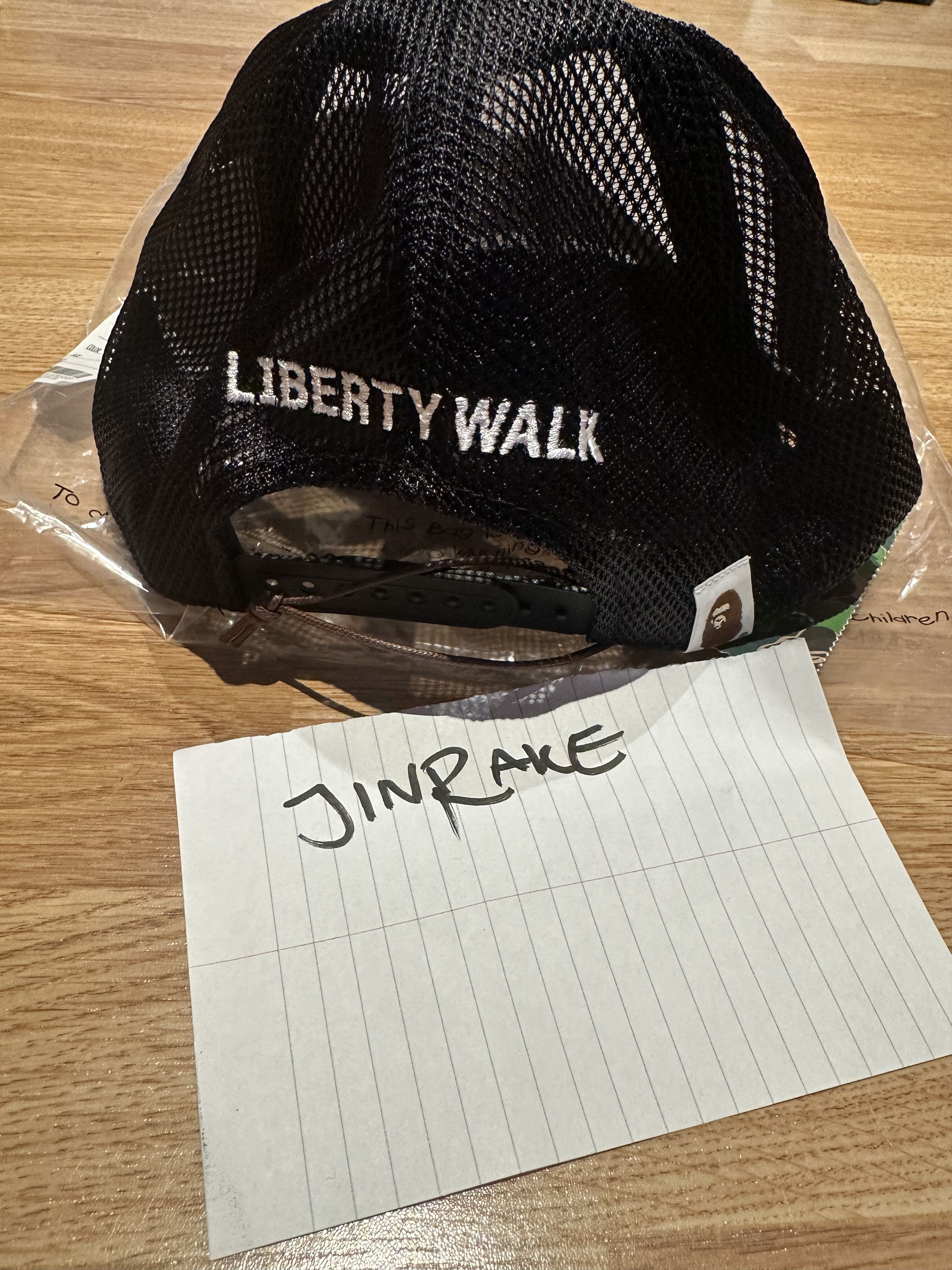 Bape BAPE LBWK Liberty Walk Cap UNISEX NEW White/Black Adjustable Size ONE SIZE - 4 Thumbnail