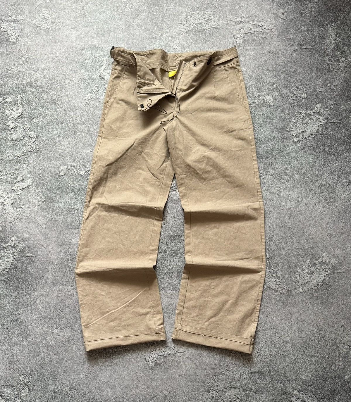 Mandarina Duck × Vintage Mandarina duck 🦆 46IT beige relaxed pant trouser chino Size 32" / US 10 / IT 46 - 1 Thumbnail