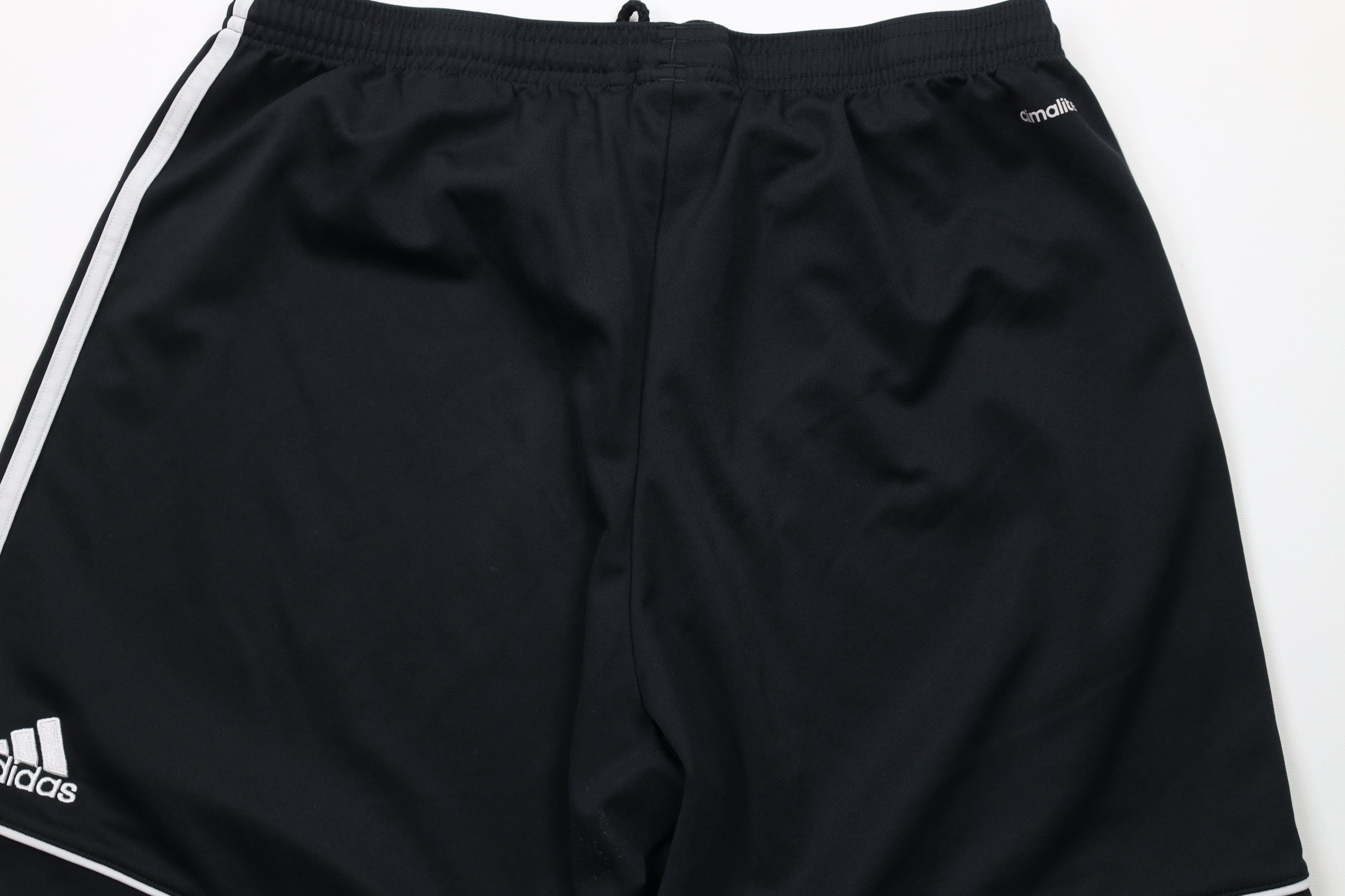 Adidas × Vintage Vintage Adidas Striped Running Jogging Soccer Shorts Black Size US 34 / EU 50 - 9 Thumbnail