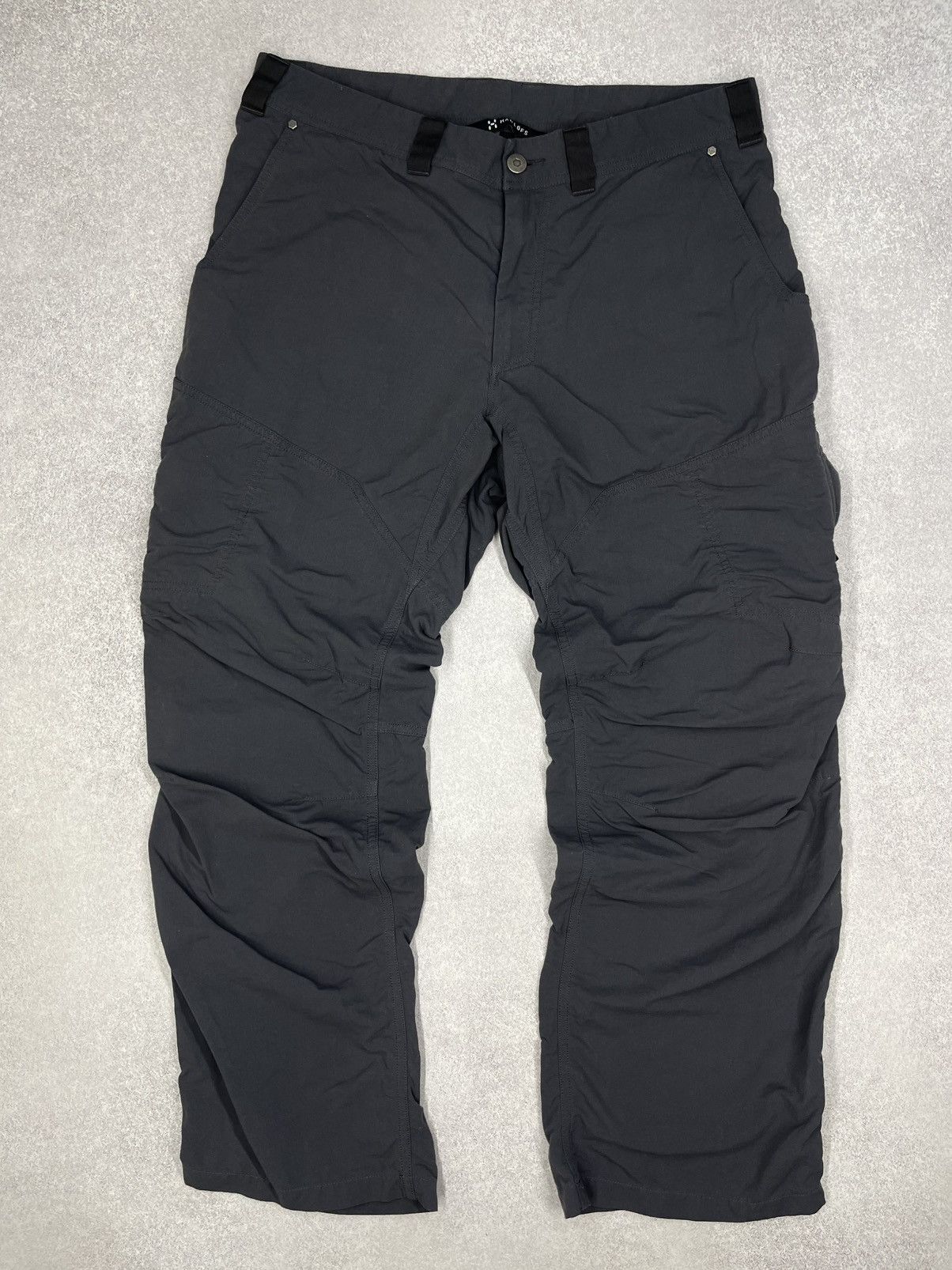 Haglofs Mens Haglofs Nylon Grey Pants Outdoor Gorpcore Size US 34 / EU 50 - 2 Thumbnail