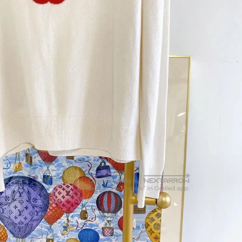 Chanel Chanel Embroidered White Cashmere Sweater for Women . Size XL / US 12-14 / IT 48-50 - 9 Thumbnail