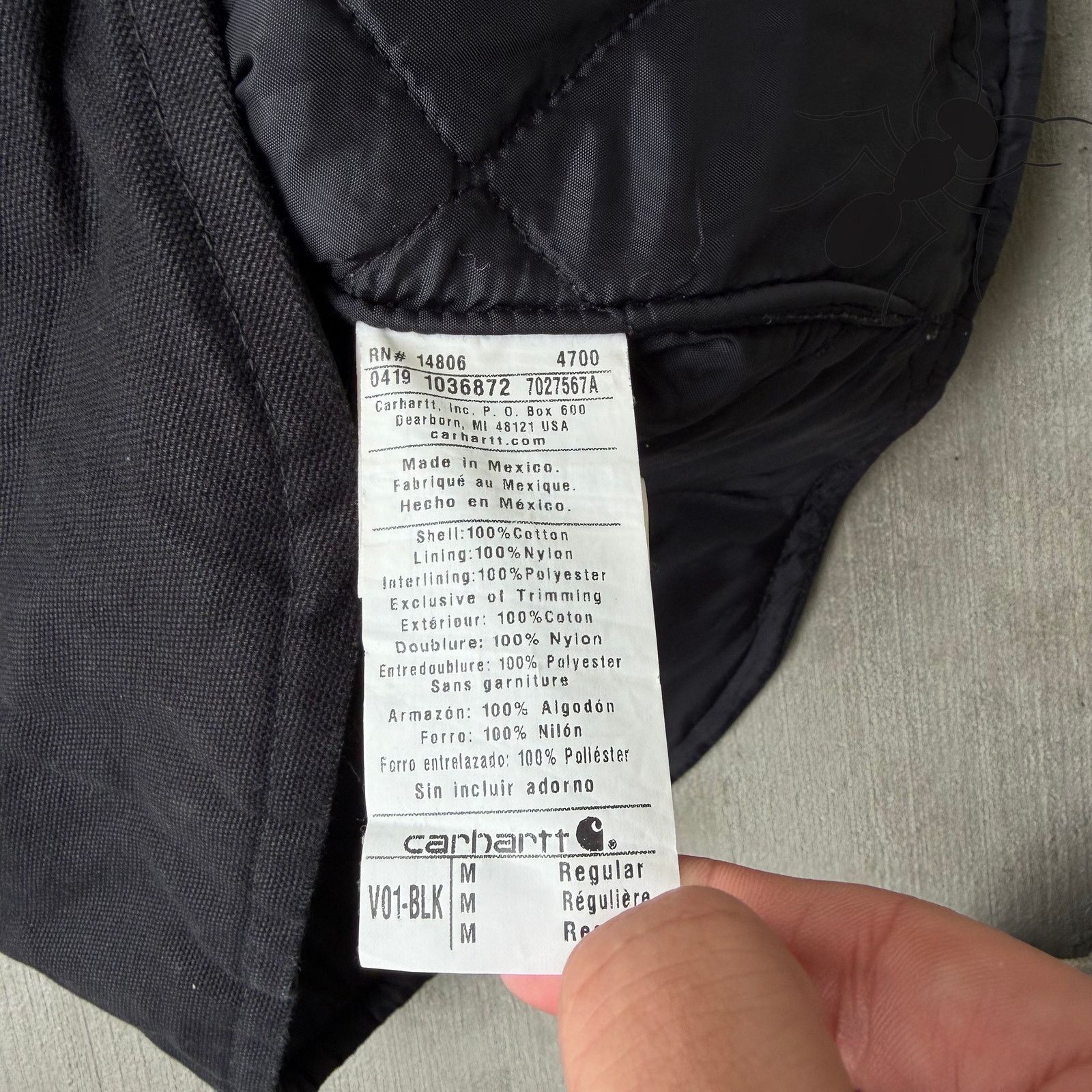 Carhartt × Vintage Carhartt V01 black work wear vest Size US M / EU 48-50 / 2 - 3 Thumbnail