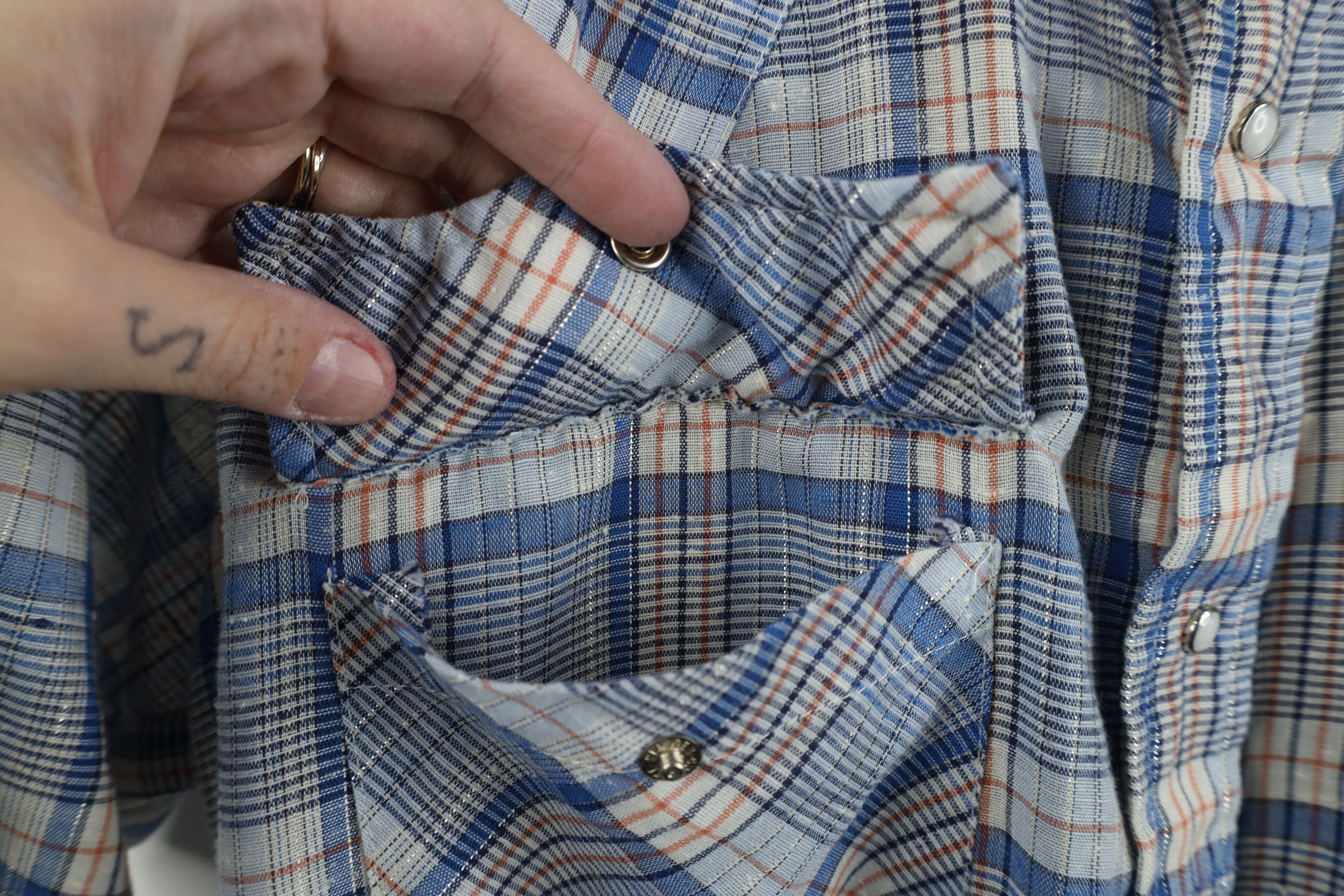 Levi's Vintage 80s Levis Western Short Sleeve Snap Button Shirt USA Size US M / EU 48-50 / 2 - 7 Thumbnail