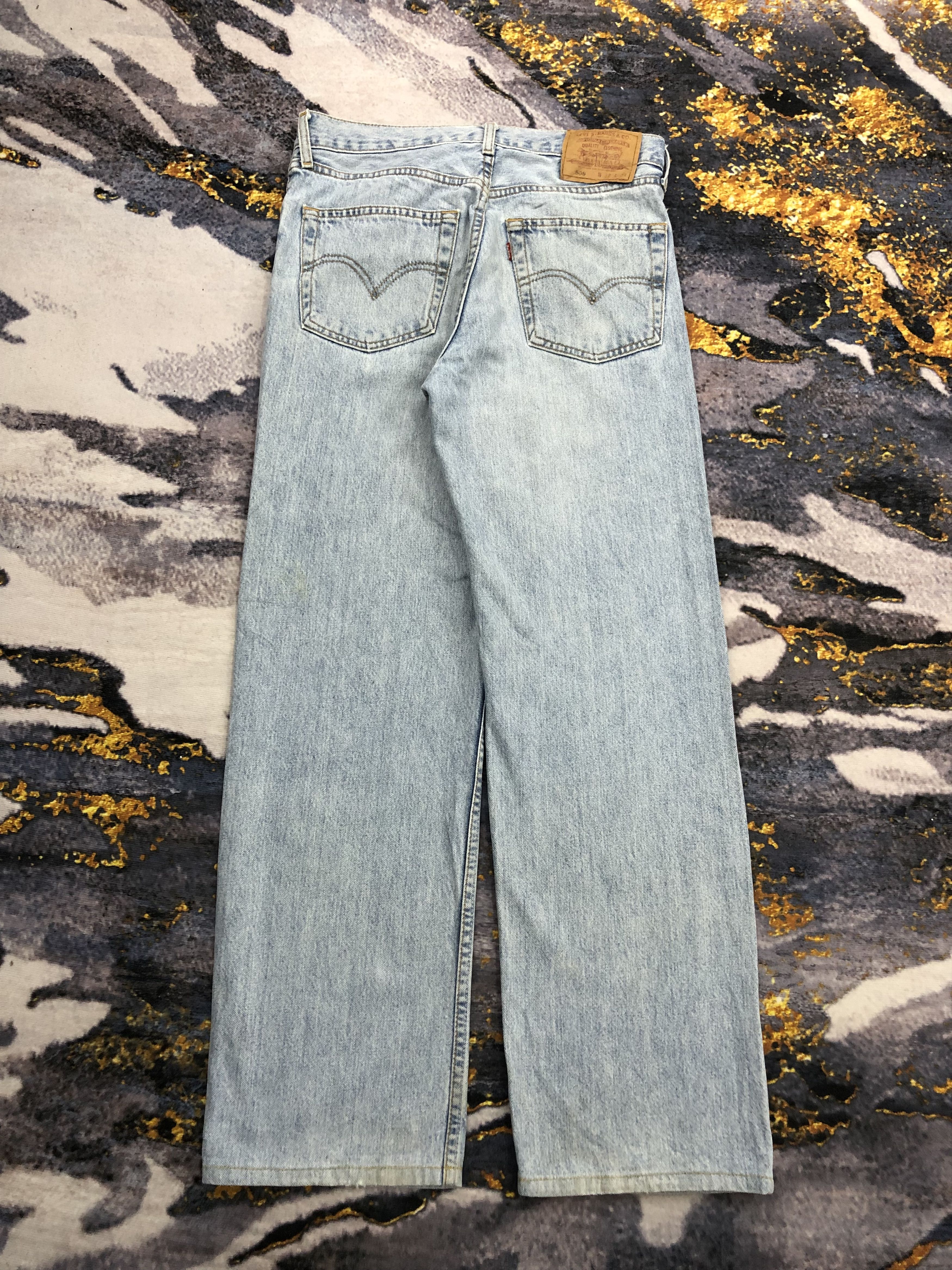 Levi's Vintage Levis 508 Faded Blue Jeans DPP0113 Size US 31 - 3 Thumbnail