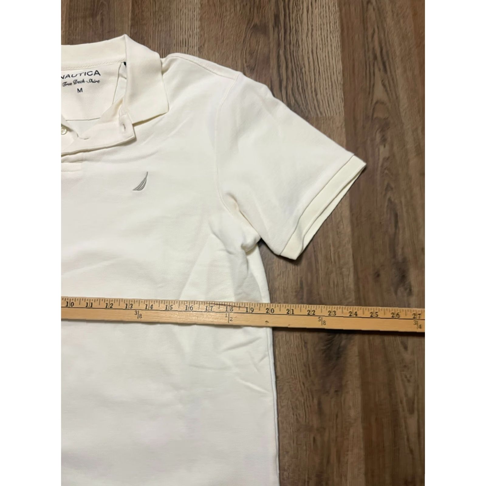 Nautica Nautica Polo Shirt Mens Medium White Short Sleeve Regular Fit Modern Casual Size US M / EU 48-50 / 2 - 7 Thumbnail