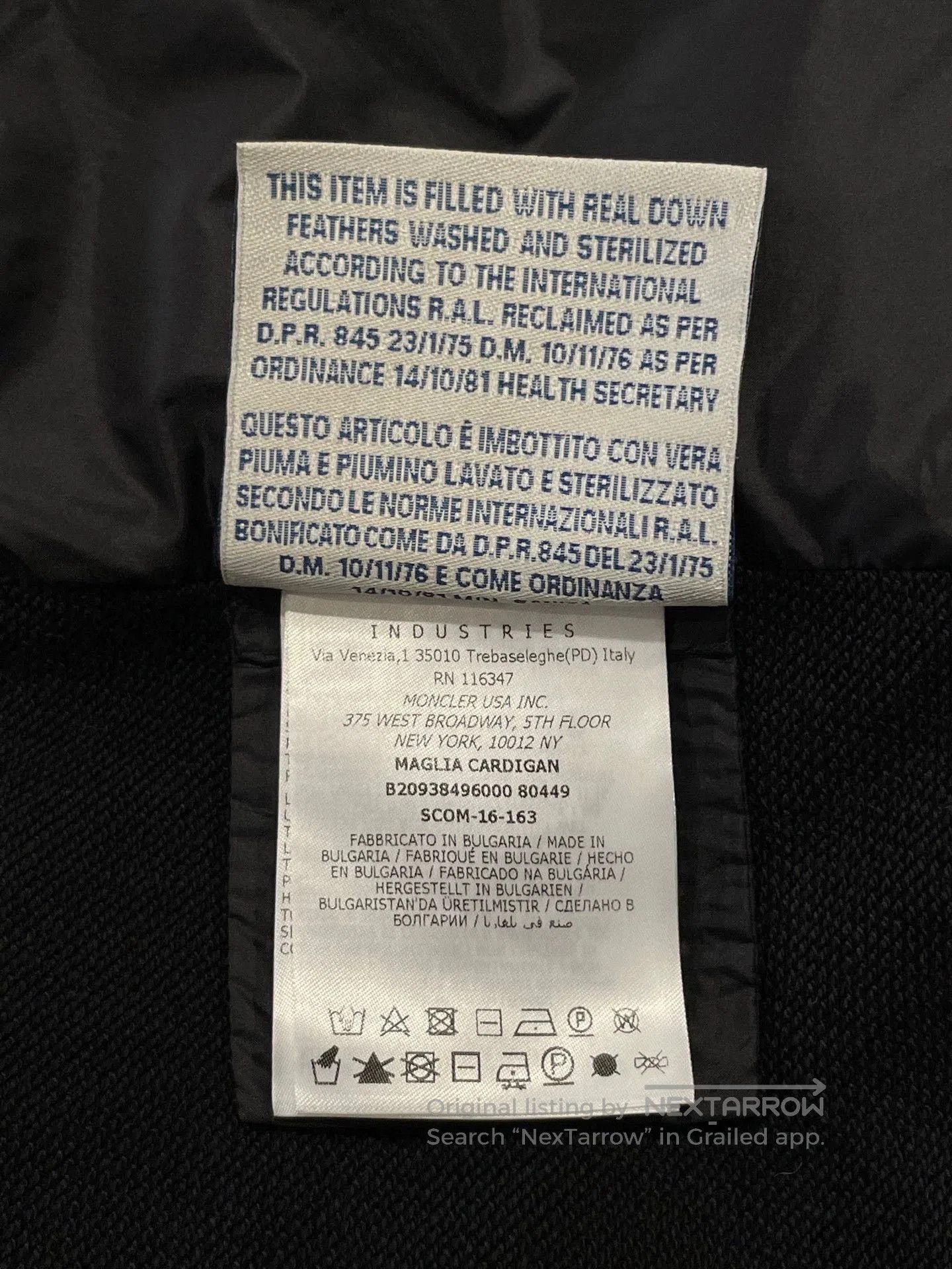 Moncler moncler black patchwork down jacket size xs. Size US XS / EU 42 / 0 - 6 Thumbnail