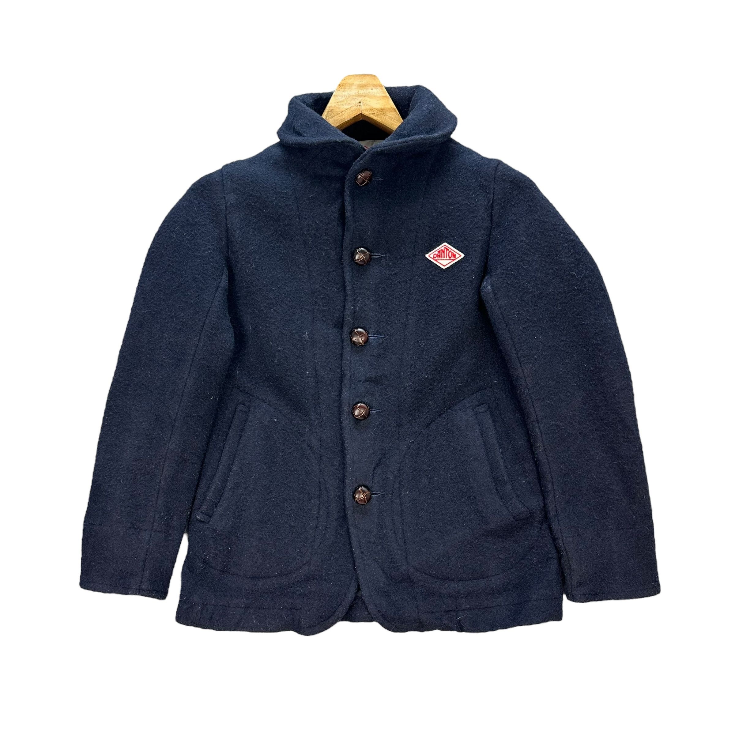 Danton Danton Wool Coat Jacket #A2-0047 Size XS / US 0-2 / IT 36-38 - 1 Thumbnail