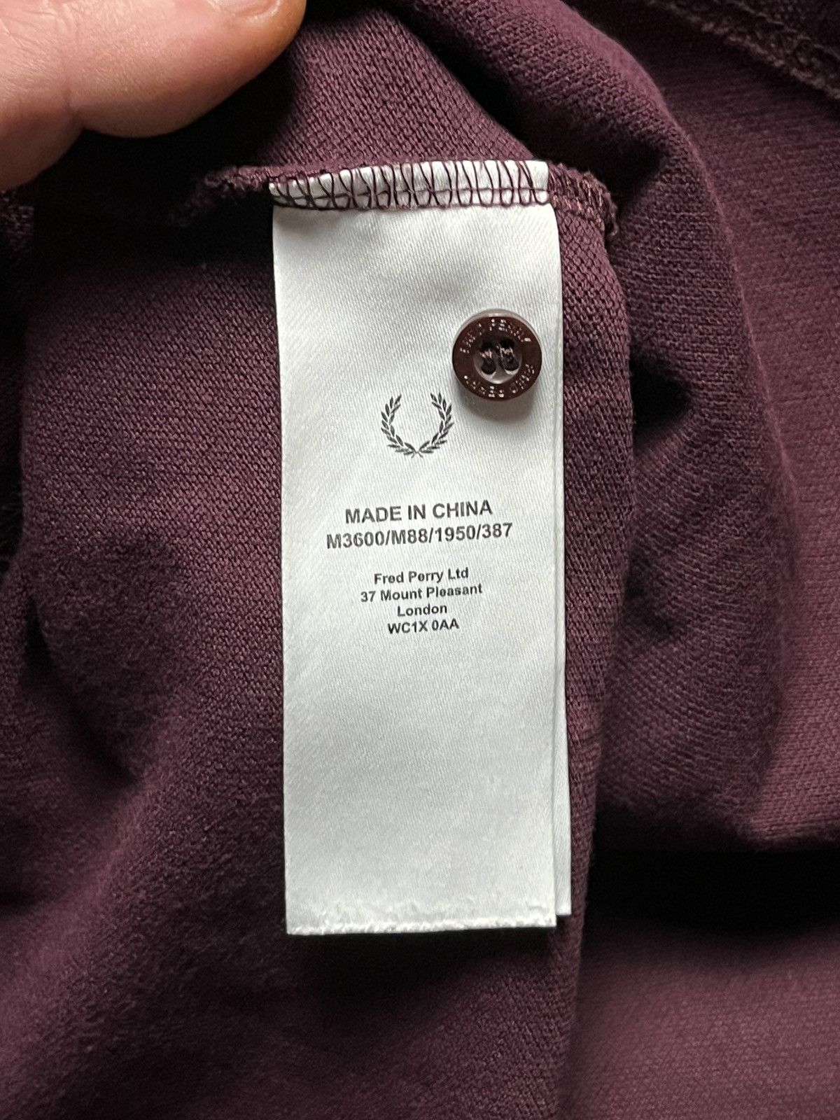 Fred Perry Fred Perry Twin Tipped Polo Shirt Oxblood / Champagne Size US L / EU 52-54 / 3 - 5 Thumbnail