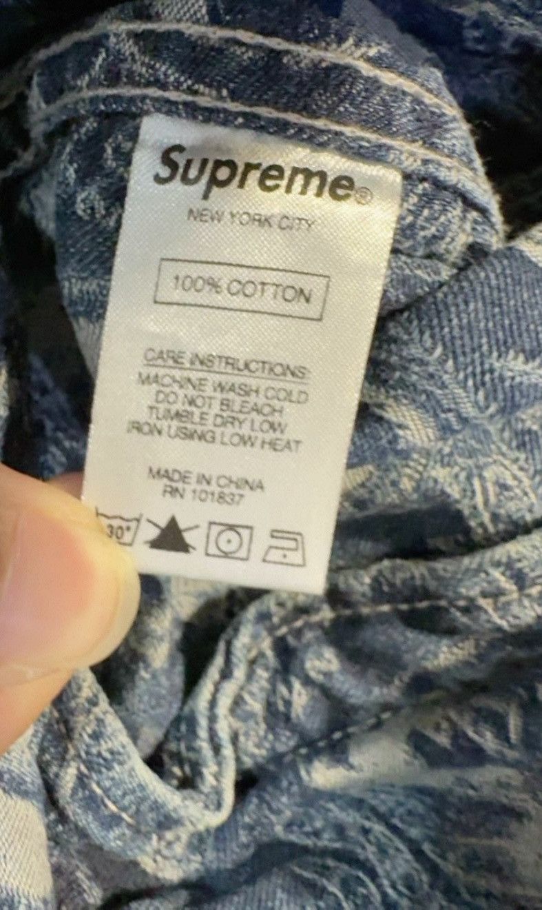 Supreme Supreme 100 dollars bill trucker denim Jacket Size US M / EU 48-50 / 2 - 5 Thumbnail
